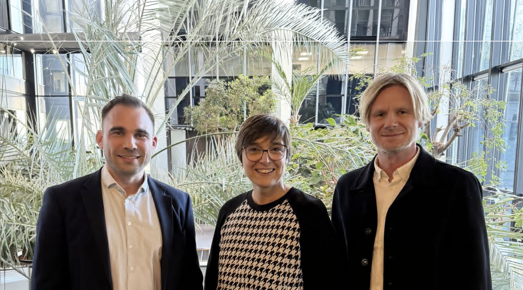 Morten Honoré, CEO van Plantas Group - An Vander Aa, CEO van Floréac - Rafal Kucharek Damgaard, CCO van Plantas Group